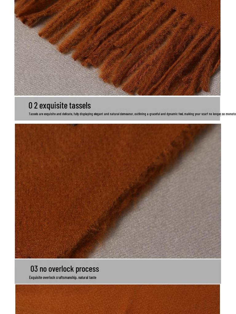 Sciarpa Monocromatica Cielo in Finto Cashmere Autunno/Inverno 2025: Colori Candy Spessi, Caldi ed Eleganti
