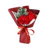1Pc Lovely Small Soap Rose Flowers Mini Artificial Flowers Bouquet Simulated Flower Soap Wedding Decoration Valentine's Day Gift
