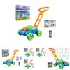 Childrens Electric Bubble Blowing Toy Push Cart Colorful Design For Sensory Engagement