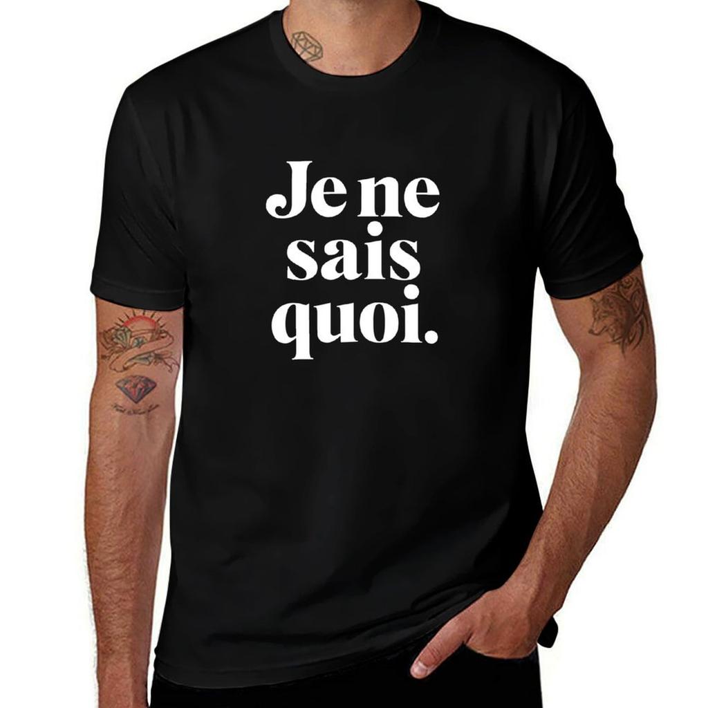 graphic tees for t Je cotton man shirt ne percent man sais shirts quoi. for 100 T-Shirt t
