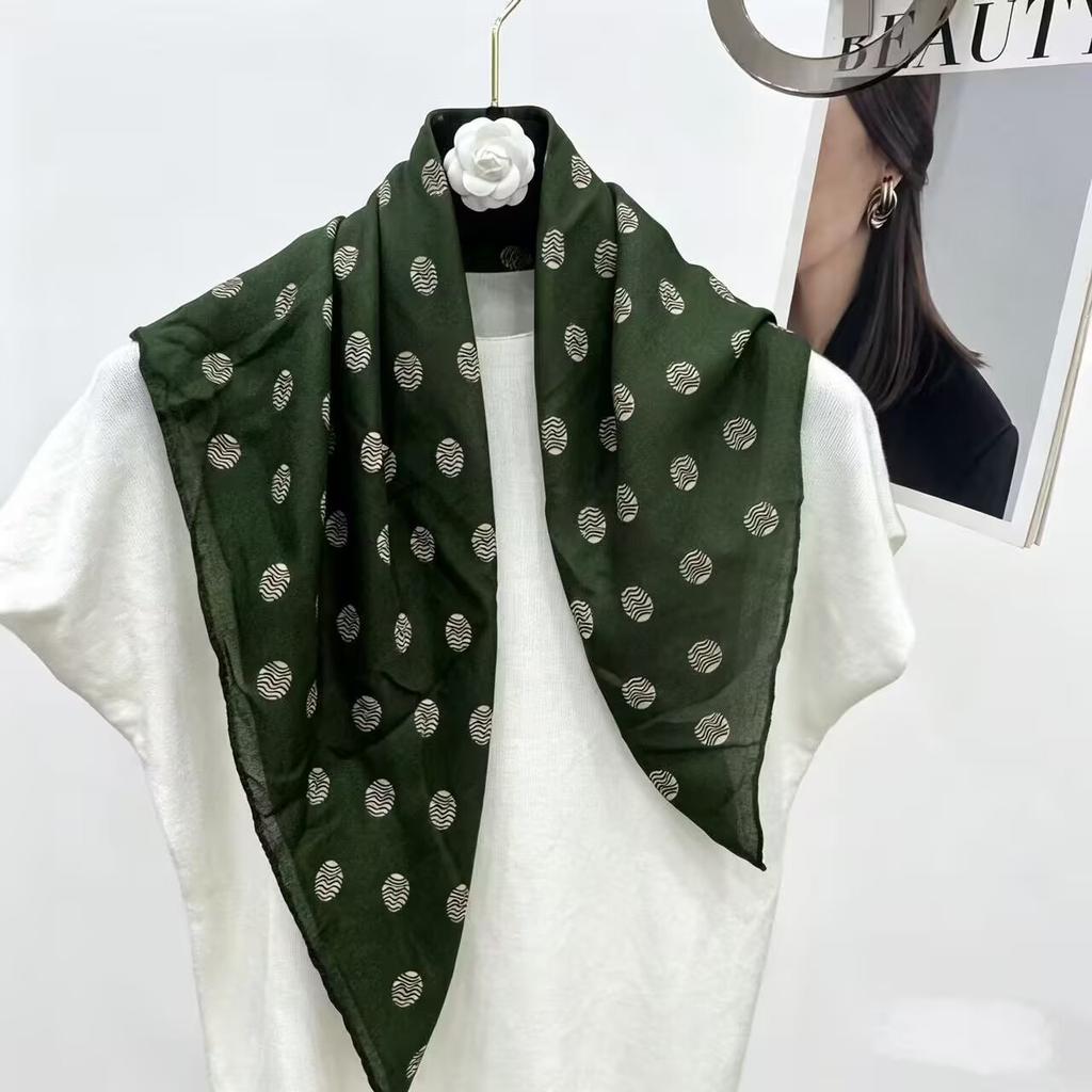 71 silk scarf scarf herringbone pattern waist neck square scarf high-end decorative scarf versatile silk scarf new multi-color