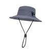 Spring and Summer Outdoor Sunscreen Bucket Hat Men's Fishing Mountaineering Compass Hat Quick-drying Waterproof Big-brimmed Sun Hat