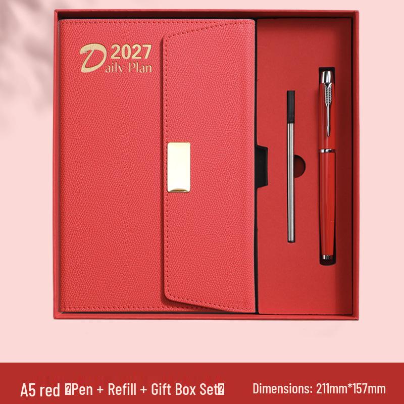 2027 Spanish-English Daily Planner & Journal Gift Set