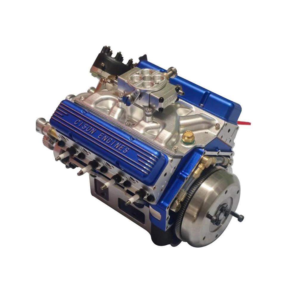 Creativity Simulation V8 Model Engine Kit Resin Crafts V8 Car Engine Model DIY Car Engine Model Ornaments for Adults Gift