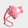 Furry Strawberry Bear Messenger Bag Women's Autumn and Winter New Cute One-shoulder Furry Bag Plush Mobile Phone Bag