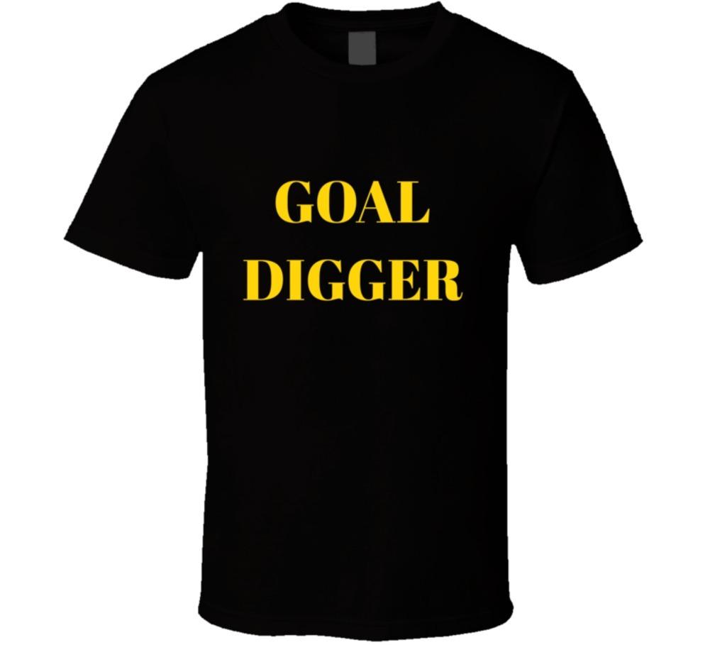 Goal Digger Funny T-Shirt Sexy Novelty Bling Fashion Unisex Party Gift TShirt