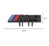 3D Car Front Grille M Badge Emblem Decoration Accessories For bAB-BMW M M1 M2 M3 M4 M5 M6 M7 E39 E87 E60 E46 E53 E90 F10 F20 F25 XV1