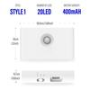 1pcs LED Induction Night Light Wireless USB Charging Human Body Induction Wall Light Bedroom Corridor Cabinet Bathroom Night Light