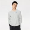 GIORDANO Men's Embroidered Cotton Long Sleeve T-Shirt