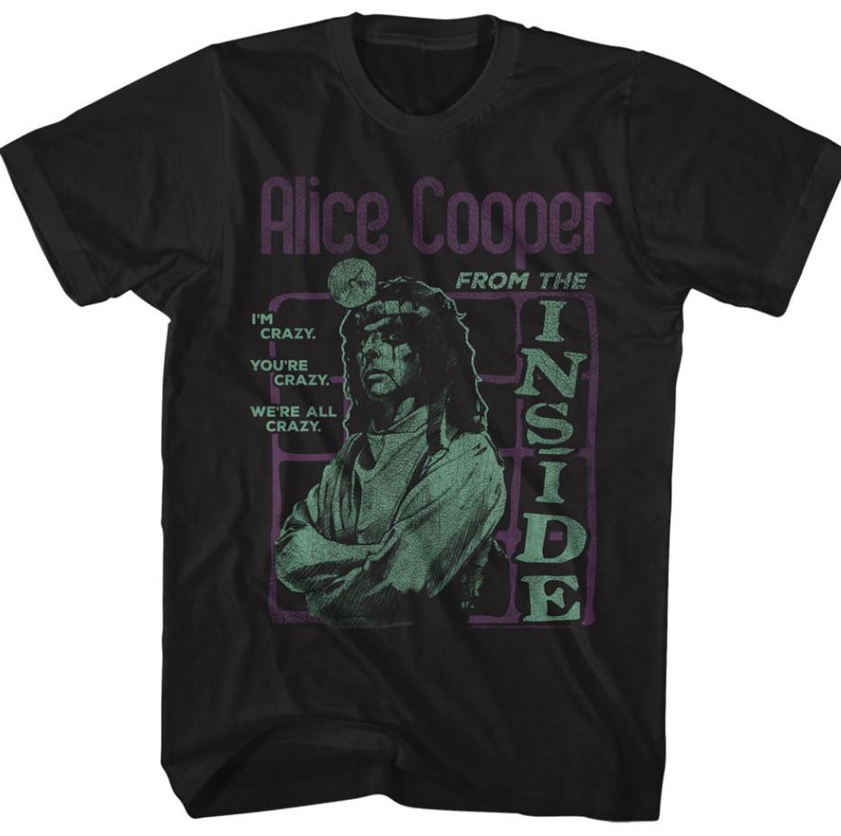 From The Inside Alice Cooper Tall T-shirt size S-5XL S