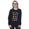 Rick And Morty Womens/Ladies Tie Dye Faces Sweatshirt