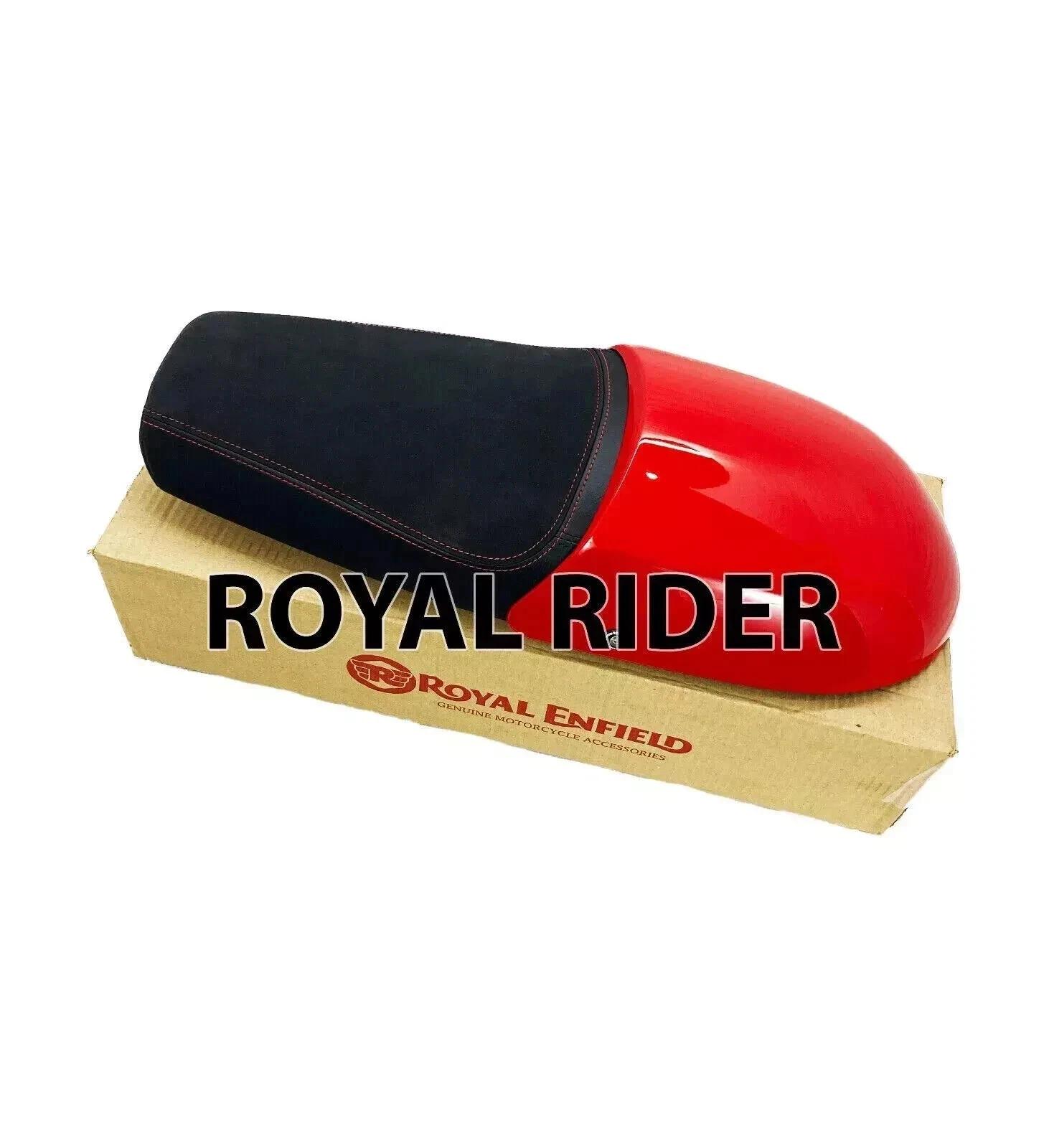 

Touring Dual Seat & Red Cowl Royal Enfield Interceptor/GT 650 Part no- 1990489