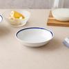 EAST table Salatschüssel, Indigo Line, 14 cm, hochfestes Porzellan, 212-066, hergestellt in Japan, mikrowellengeeignet, spülmaschinenfest