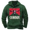New Hoodies Sweatshirt Men's Hoodie 3D Cowboy Printed Pullover Oversized Men’s Tops Male Yellowstone Loose Vintage Clothes Hot