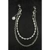 Fashion Square Color Double-layer Trouser Chain, Jeans Chain Color Matching Waist Chain, Hip-hop Trouser Chain