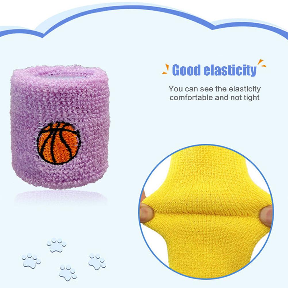 16 Packs Outdoor Sports Wristbands Multi-purpose Wristbands for Children Breathable Wristbands for Football Basketball Running