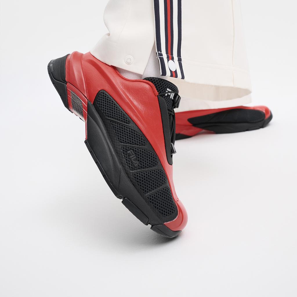 Fila Low Top Casual Shoes Women's Fire Red/Black F12W431116FFB