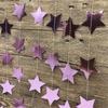Elegant Star Garlands Decoration Glitters Paper Streame Festival Ornament for Birthday Party Supplies Daily Casual Use