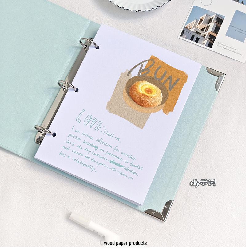 A5 Kraftpapier Loseblatt-Notizbuch: Retro Journal & Literarischer Reiseplaner für Mädchen