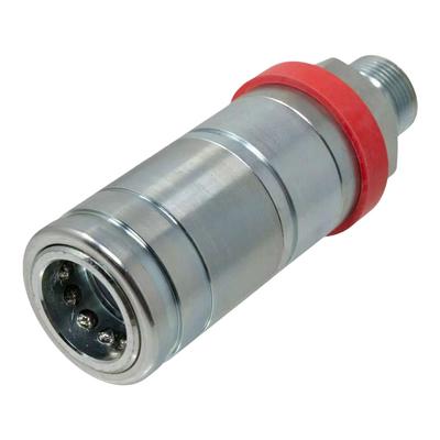 GT-3CFPV Filetage Extérieur G1/2 Ou G3/8 Raccords Rapides Hydrauliques Femelles Avec Bouchon Anti-Poussière Pour Tracteurs Pièces de Machines Agricoles