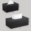 Modern Simple Leather Desktop Tissue Box