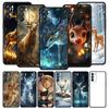 Cartoon Animal Deer Phone Case For Oppo Reno 13 12 11 10 7 F Find X5 X6 A98 A80 A79 A78 A57 A54 A31 A17 Pro 5G Soft TPU Cover