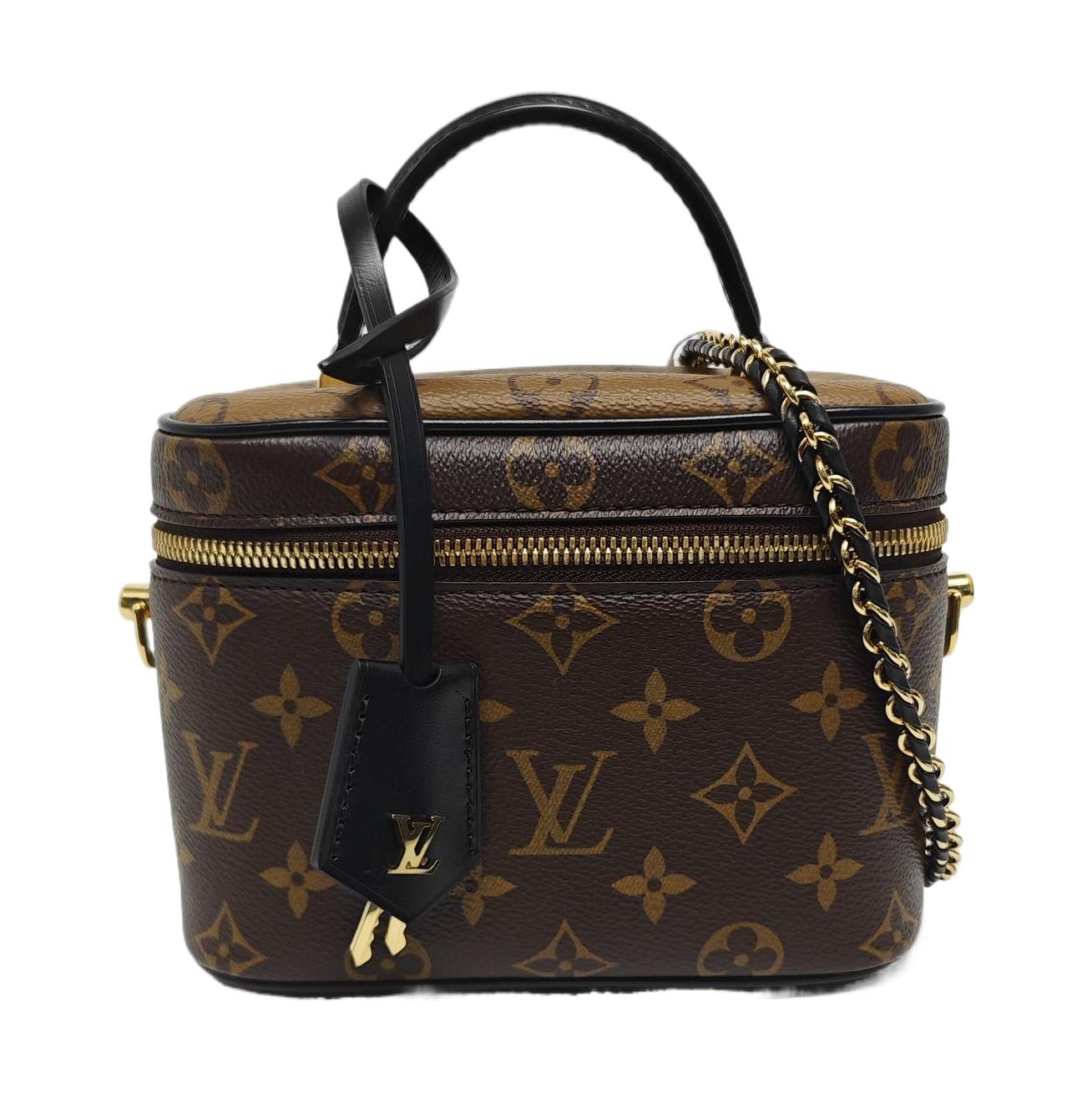 [Pre-Owned] Vanity Portable Monogram Makeup Bag - Very Good #VE3I2F ONE SIZE