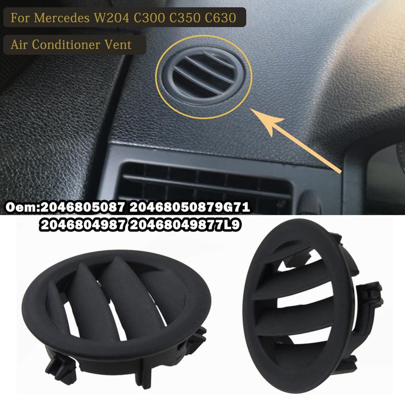 Air Vent W204 Left / Right Car Air Ac Vent Grille Cover Tabs For Mercedes W204 C300 C350 C630 C Class 2008 2009 2010 2011