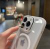 Luxury Magsafe Wireless Charge Transparent Case For iPhone 11 12 13 14 15 Pro Max Plus Magnetic Soft Shockproof Bumper Cover