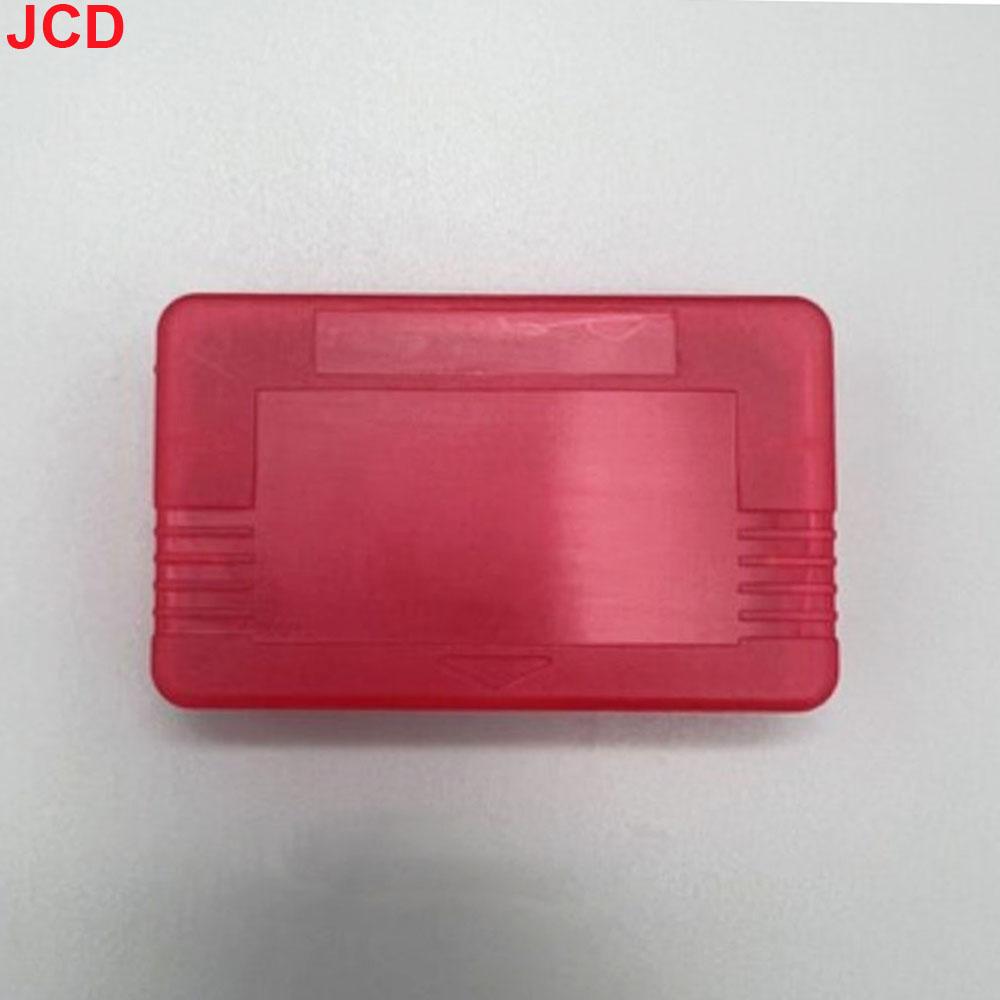 JCD 1pcs  For GBA Colour Transparent Portable Game Cartridge Case Dust Plastic Game Cards Cover Cases Storage Box