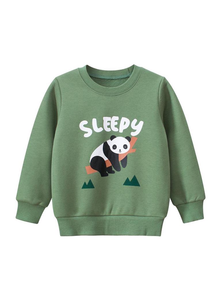 Children's Plush Sweater - New Boys' Autumn/Winter Korean-Style Polar Fleece Top