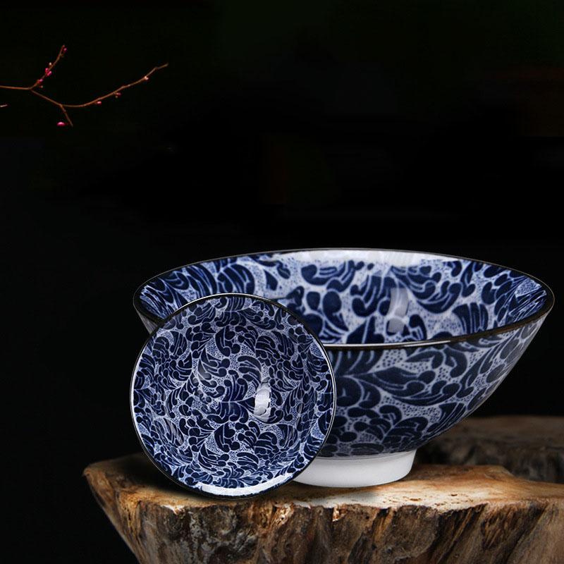 Čínský modrobílý porcelánový šálek na čaj Ručně malovaná čajová souprava Malá čajová miska Šálky na květinový čaj Čajové příslušenství Nápojové sklo Velkoobchod