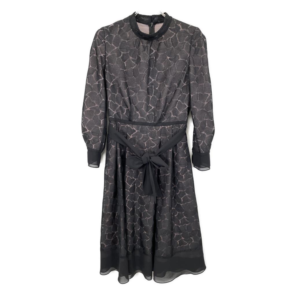 Leilian 0102984-99-A Pink X Black Polyester Dress One-Piece Dress 9 Pink X BlackUsed