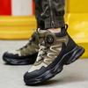 Lightweight Breathable Work Shoes 48 High Top Safety Shoes Rotating Button Industrial Shoes Waterproof Safety Sneaker for Men