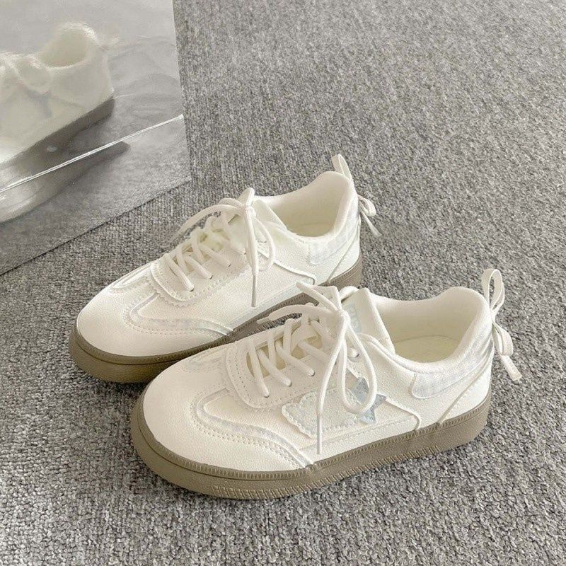 New Cute Thick-soled Sneakers for Women, Versatile Student Casual Shoes