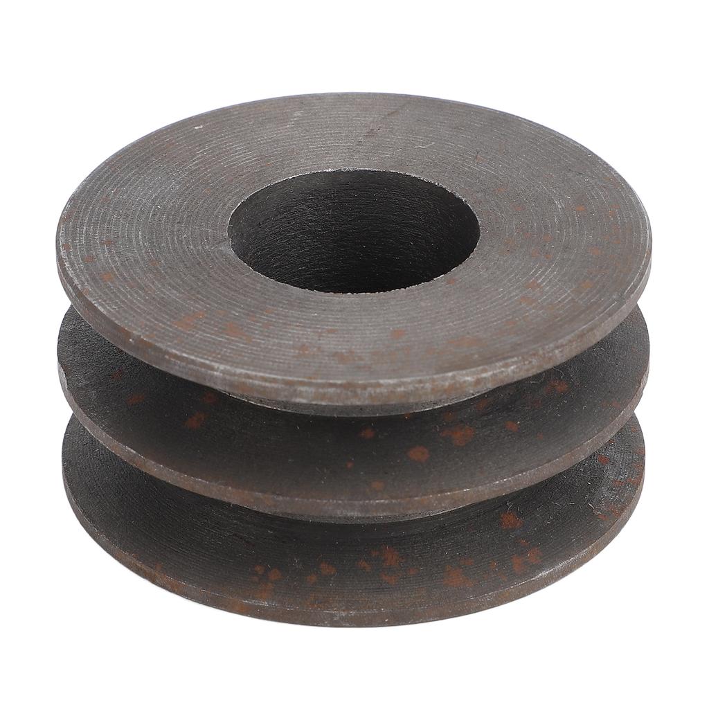 Motor Belt Pulley H Hole 12x17mm Double Groove Metal Belt Pulley for Brushed Brushless Direct