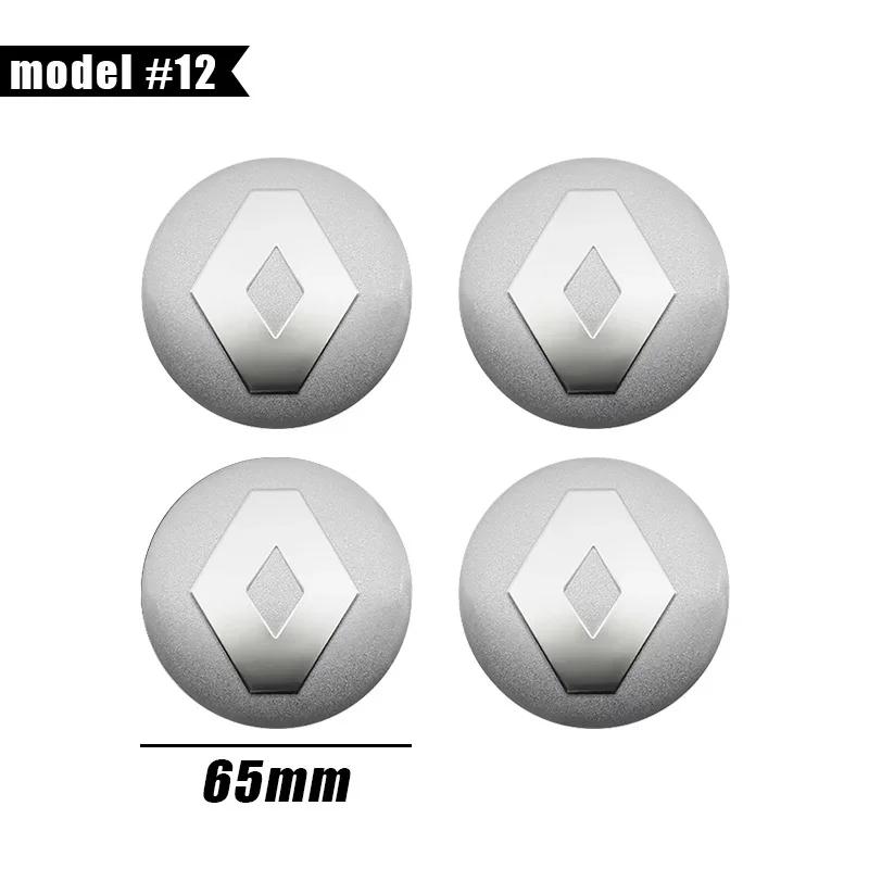 2026 Heiß Für Renault Radkappen 4 Stück 56mm 60mm 65mm 56mm Auto Aluminium Logo Radnabendeckel Abzeichen Aufkleber Für Renault Megane