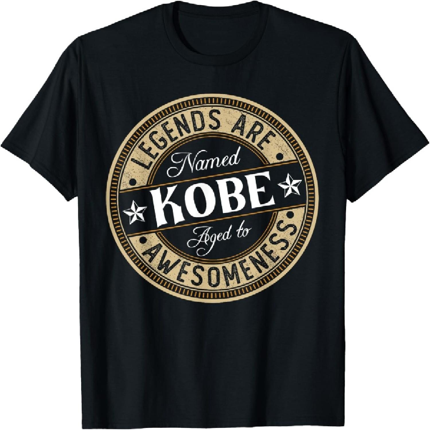 Футболка с названием Kobe Legends XXXXXL чёрный