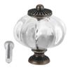 6/10pcs Pumpkin Knob Clear Handle Pulls Cabinet Drawer single hole handle Decor Kitchen Dresser Hooks