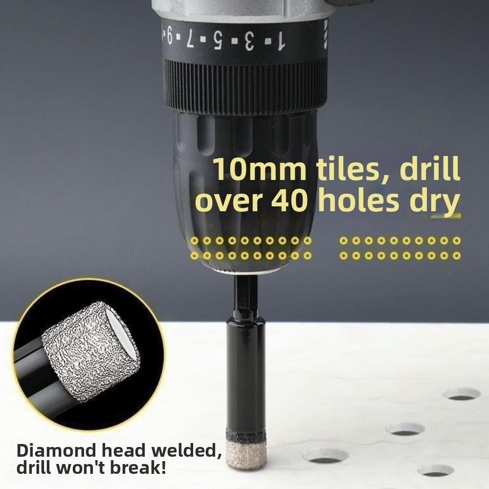 6Pcs 6-16mm Tile Hole Opener Hex Shank Tile Drill Bit  Tile Drilling