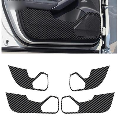 מדבקה פנימית מסוגננת מדור 11 של Civic סיבי פחמן נגד בעיטות לדלת