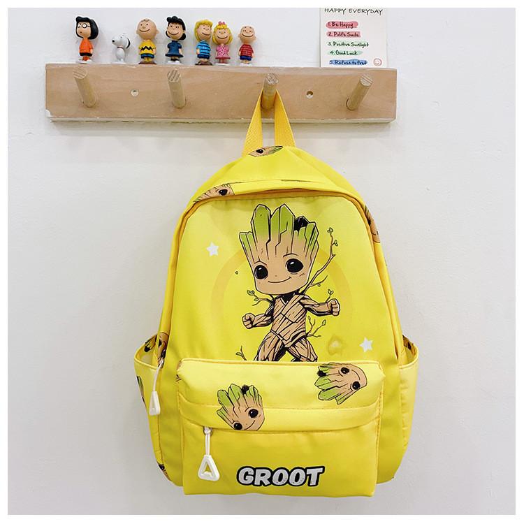 America Pattern Captain Kids School Backpack For Early Education