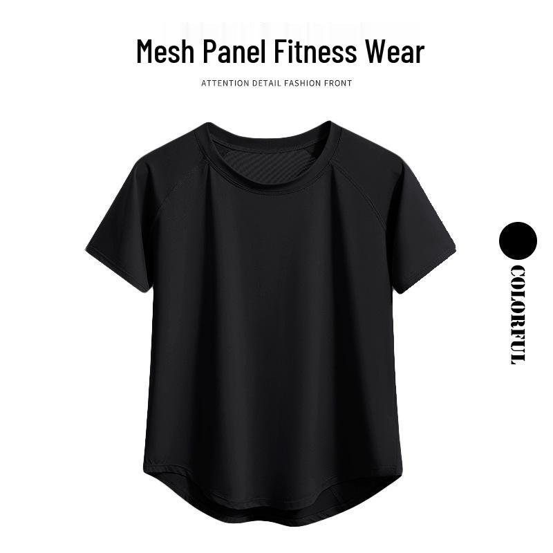 Women s Quick-Dry Breathable Mesh Yoga T-Shirt XL