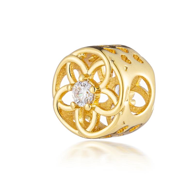 

Sparkling Gold Plated Plated Star Shape Heart Love Letter Envelope fixed Clip Charm Bead Charms Compatible With Authentic copper Bracelets Do It Yours