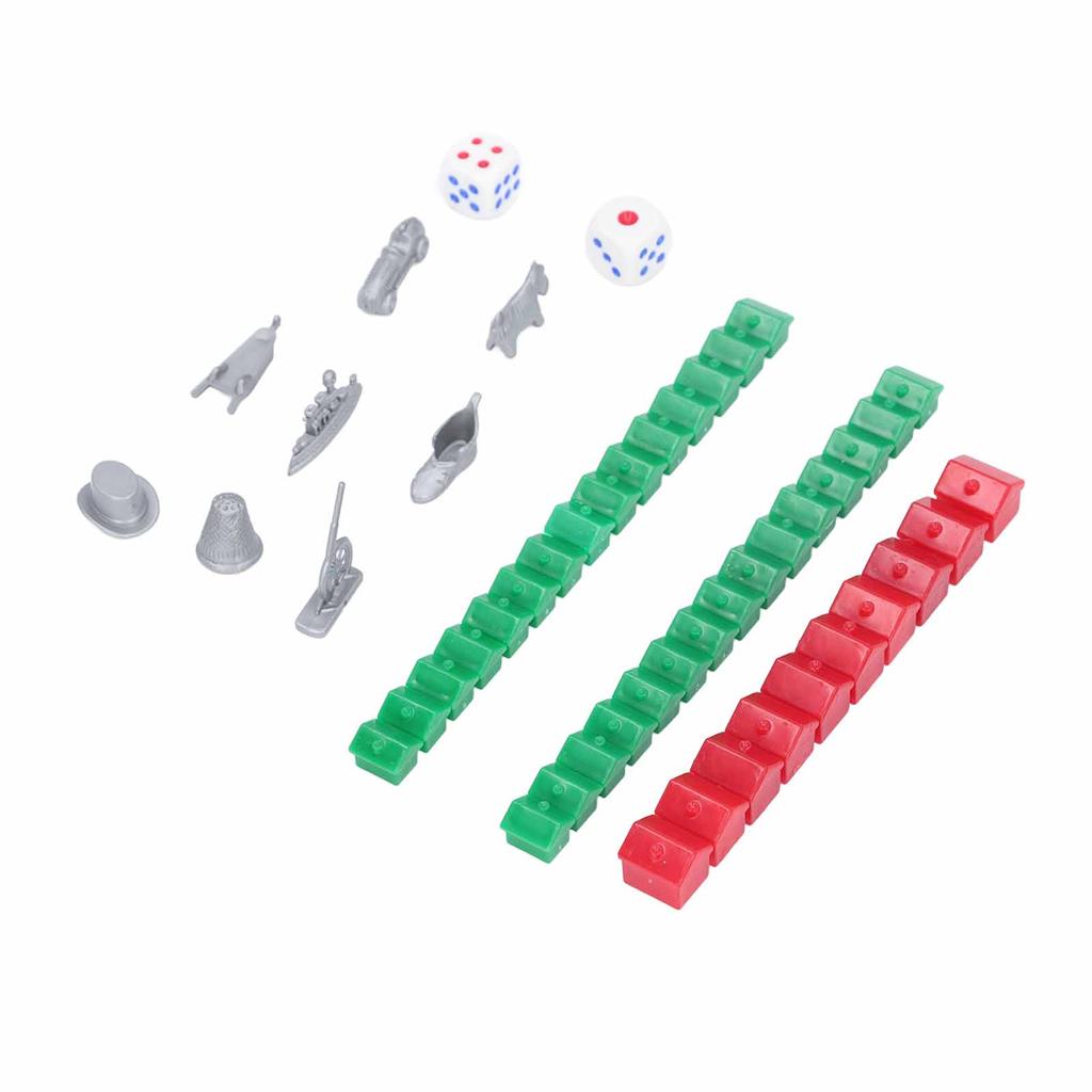 Hotel Game Replacement Pieces Plastic Houses Piece Supplement Accessories Board Game Set