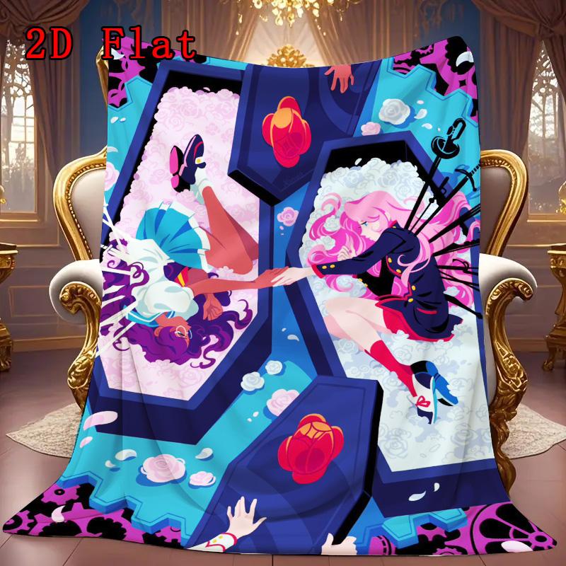 Girl-themed Graphic Design 2D Flat Pattern Flannel Blanket High Quality All Seasons Warmth and Comfort Perfect for Christmas Gifts.PMT0914454