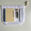 Wax White String Pouch