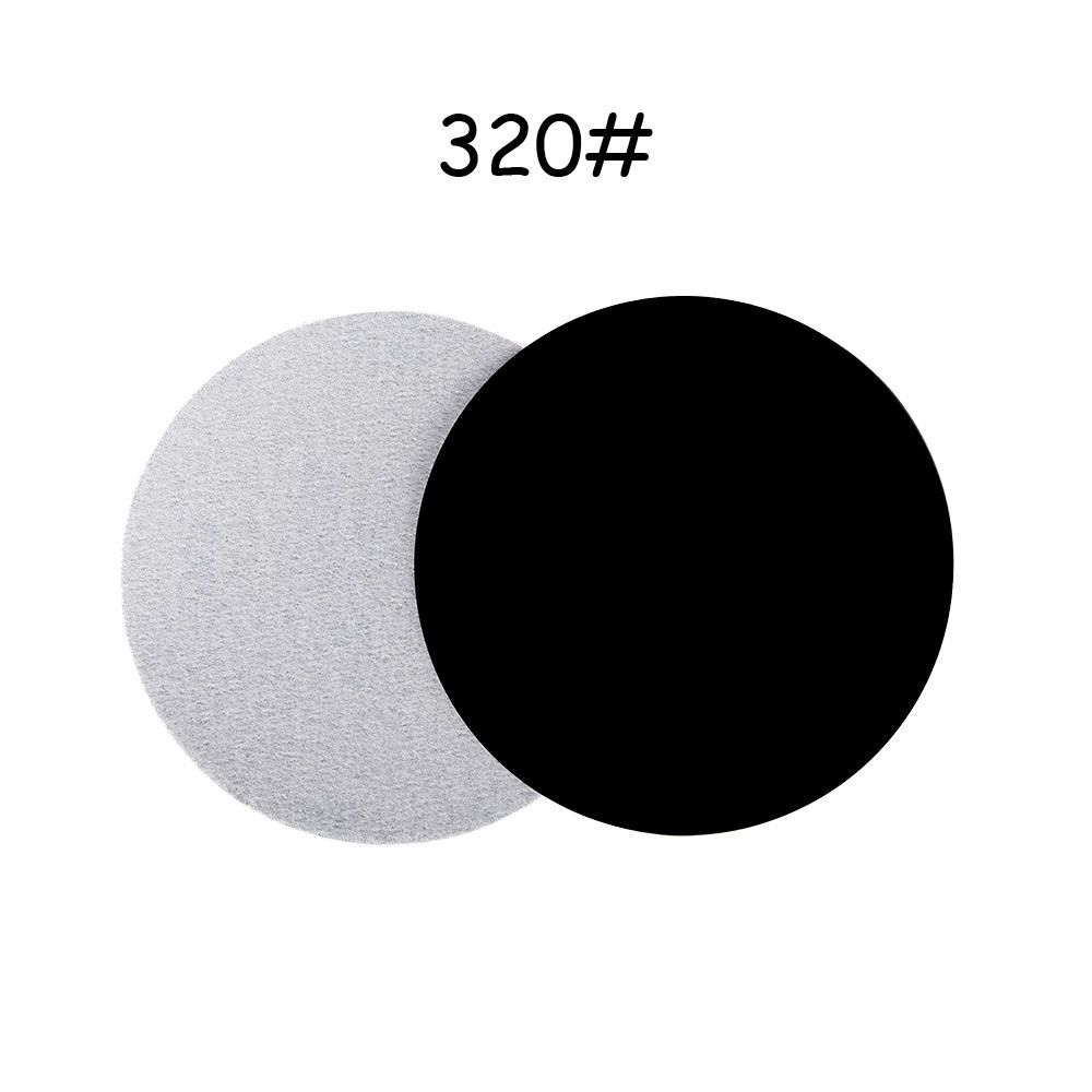 5/10/20Pcs Abrasive With Loop Wet or Dry Sandpaper Pads Sanding Disc 60 - 10000 Grit 5'' 125mm