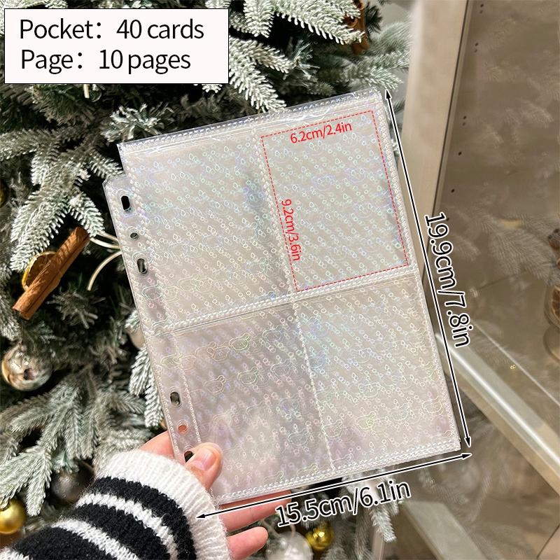 10 шт Внутренние конверты для фотоальбома Laser Star формат А5 сменные карманы конверты для хранения открыток держатель для альбома Laser Star 2857₽