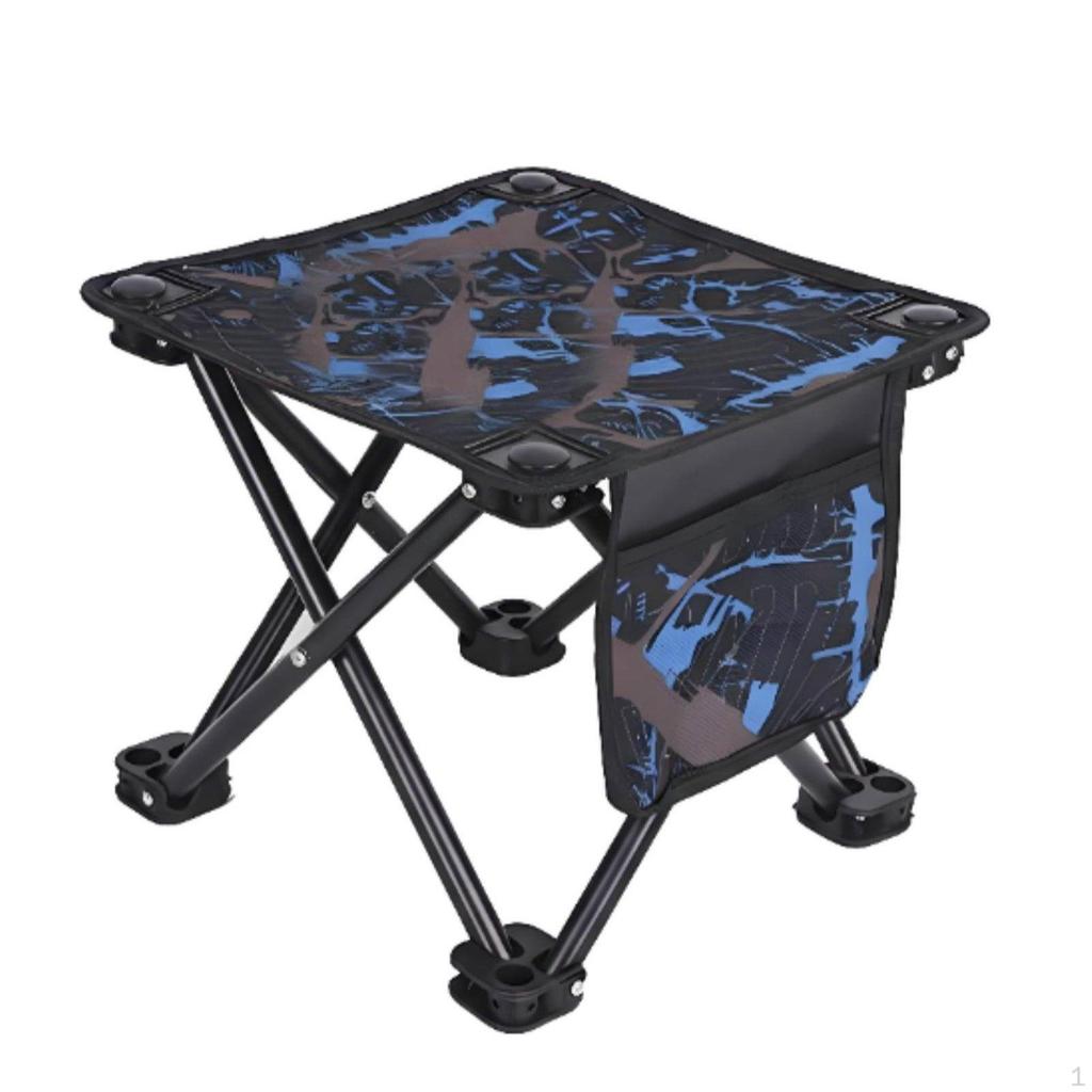 CrossedLeg Frame Folding Stool Foldable Portable Seat Lightweight Outdoor Gear for Fishers,
